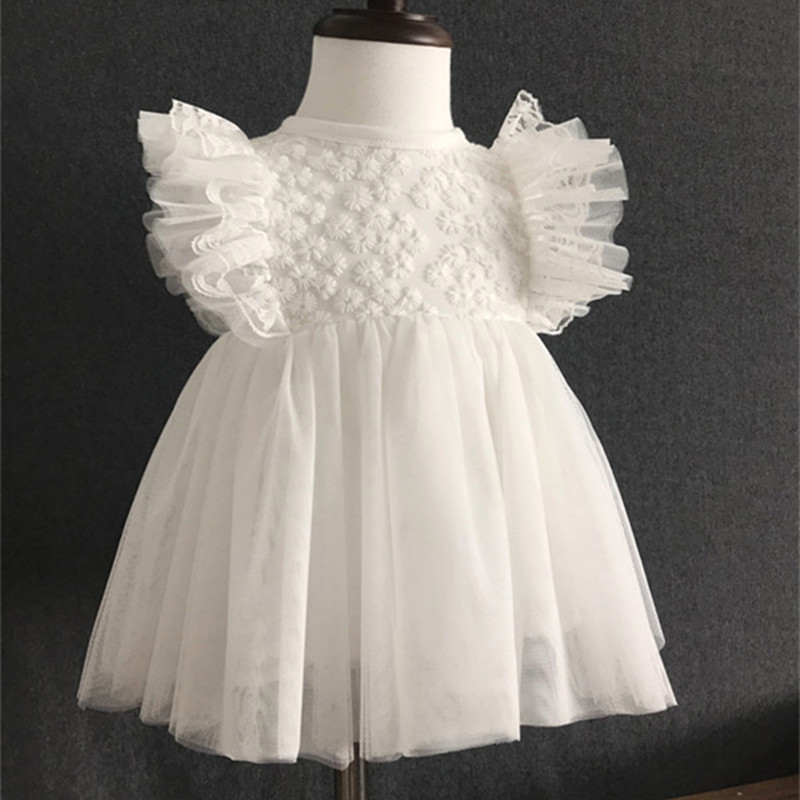 新生児用フラウンスレース,女の赤ちゃんのためのショードレス, - Baby Nursery Embroidery のレビューと価格
