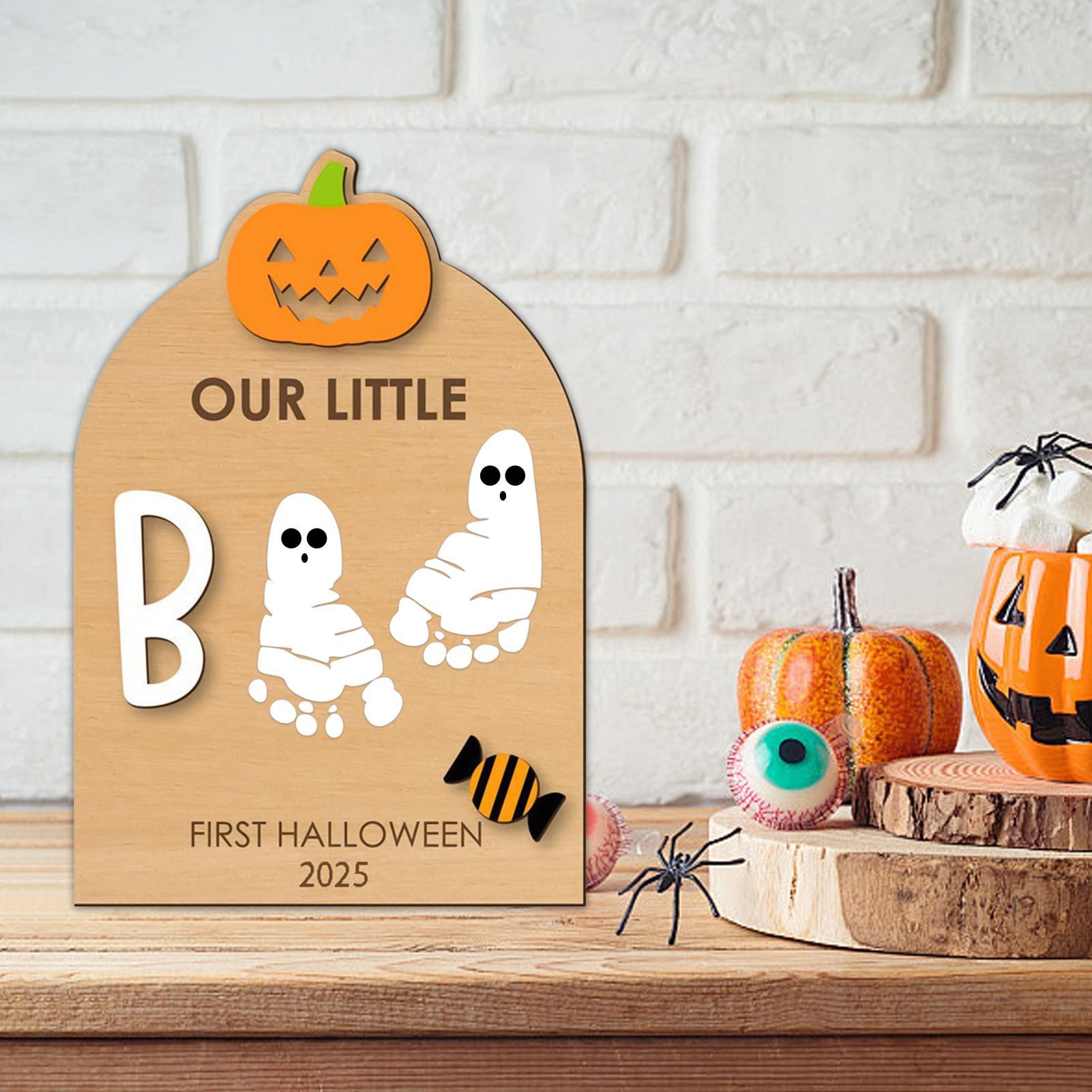 ベビーフットプリントキット、保育園装飾カード、記念品クラフト - Baby Nursery Unisex のレビューと価格