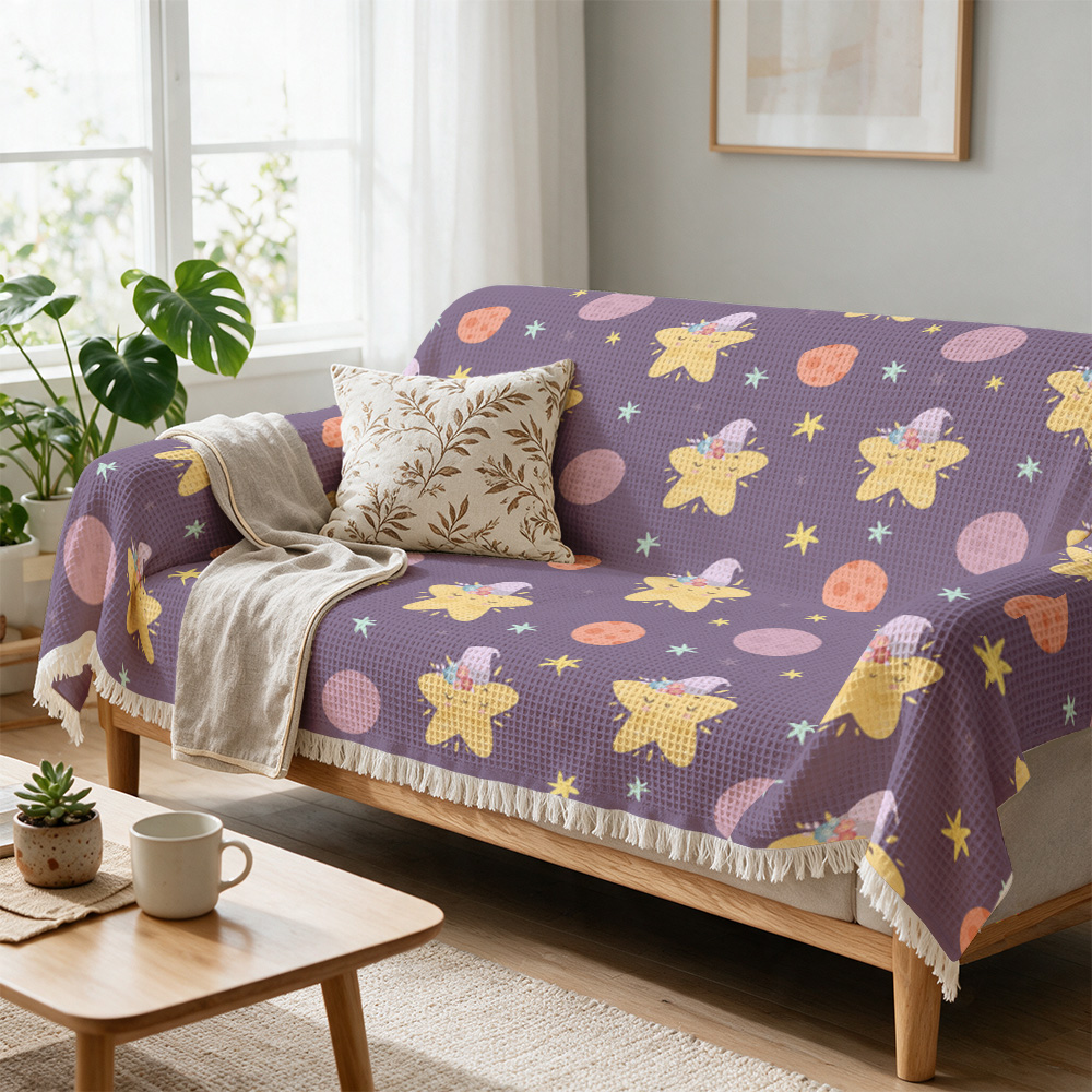 装飾用ソファスローブランケット カウチカバー ベビーシャワー - Baby Nursery Yellow のレビューと価格