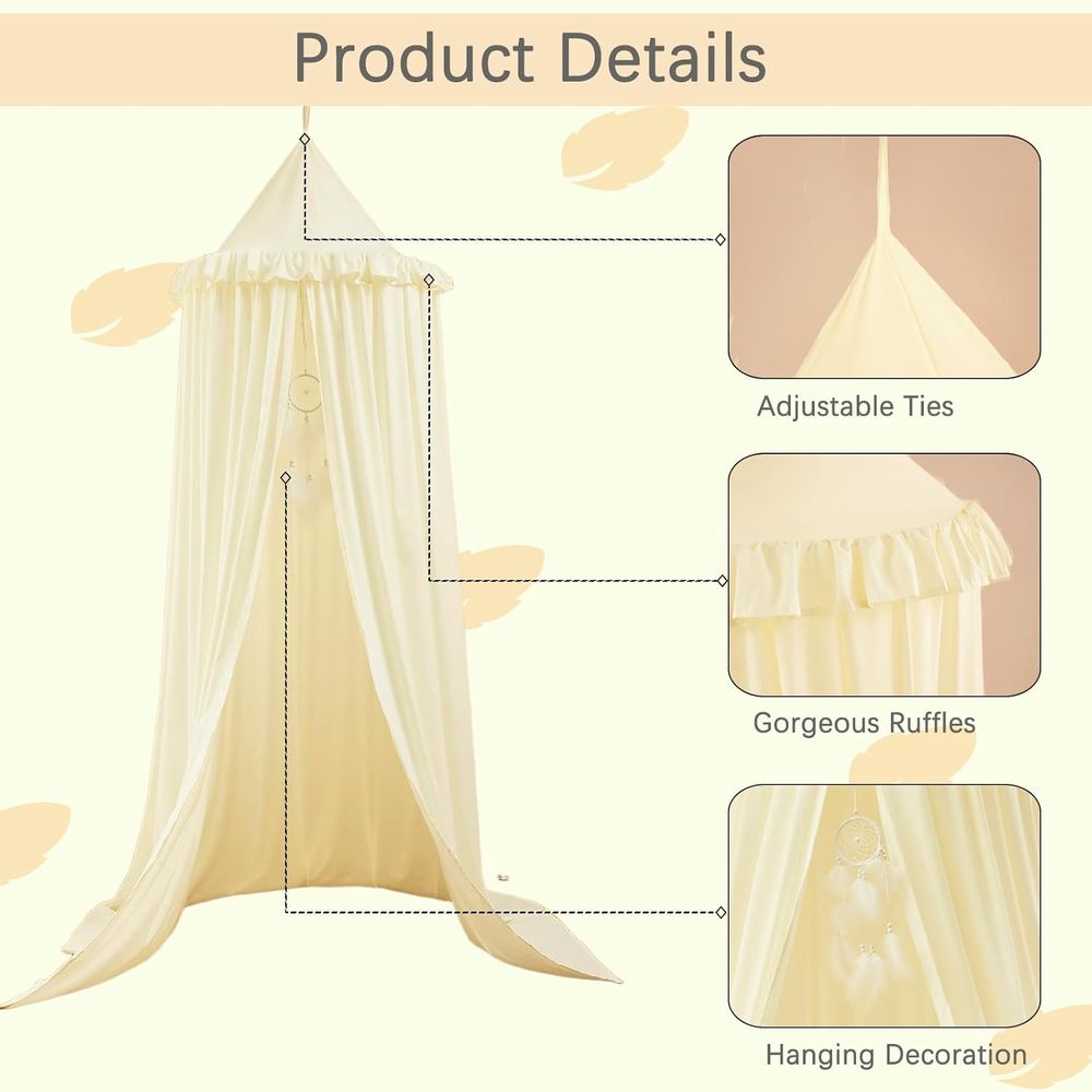 子供用ベッドまたはベビーベッド ツインサイズ ドリームキャッ - Baby Nursery Curtains のレビューと価格