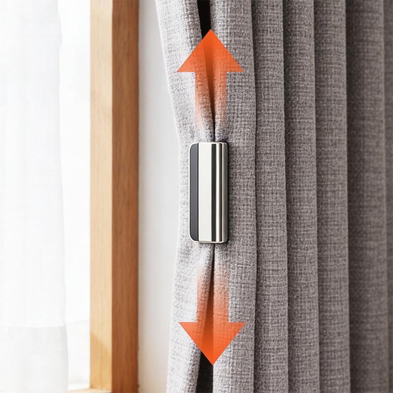 強力な磁気カーテン留めクリップ10個入り、釘不要の遮光カーテ - Blackout Curtain Nursery のレビューと価格