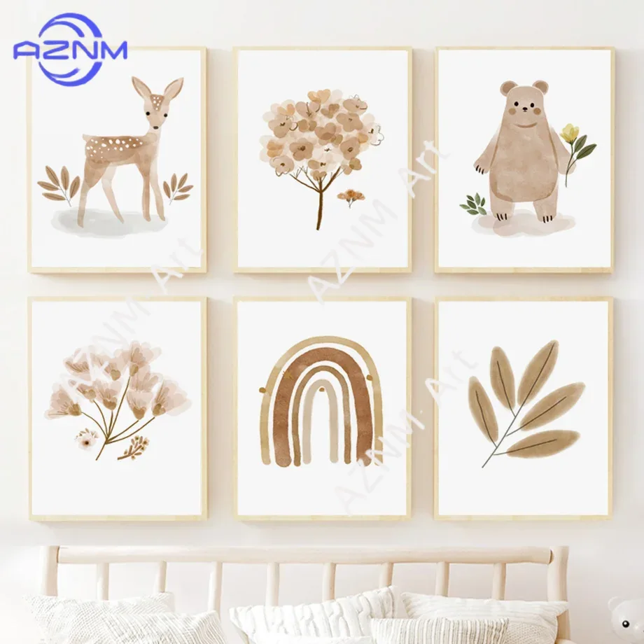 ボヘミアンスタイルの保育園用ウォールアートキャンバス - か - Baby Nursery Gender Neutral のレビューと価格