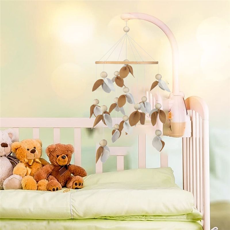 A84E-ボヘミアン風フェルト布製ベビーベッド飾り-リーフデ - Baby Nursery Gender Neutral のレビューと価格