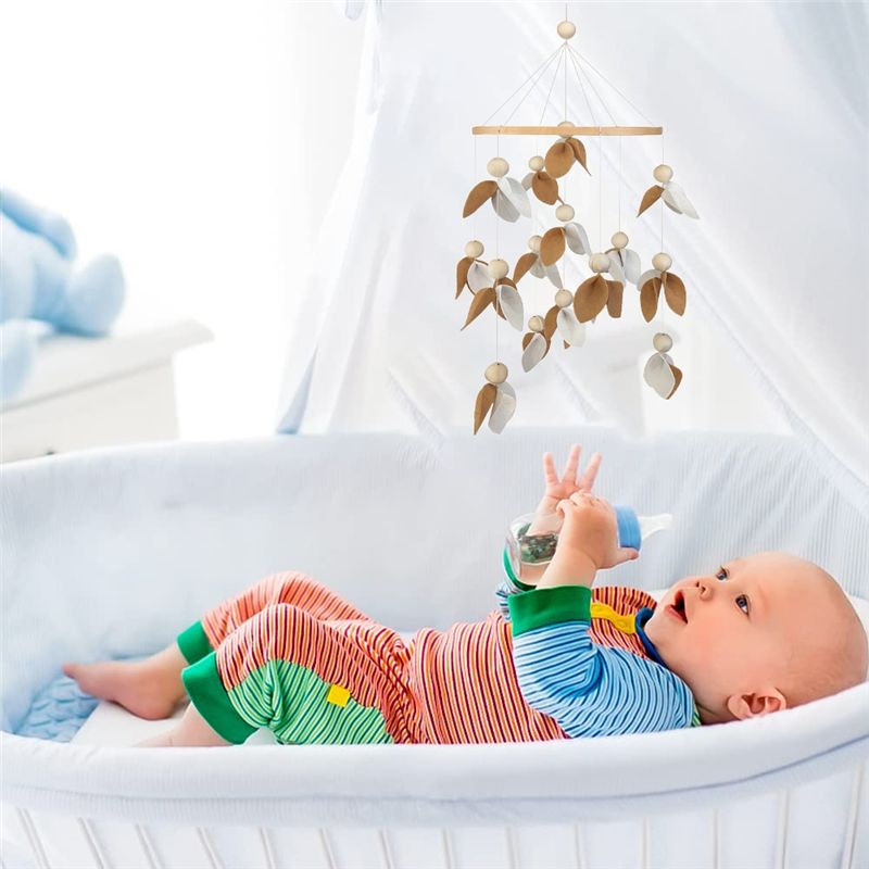 A84E-ボヘミアン風フェルト布製ベビーベッド飾り-リーフデ - Baby Nursery Gender Neutral のレビューと価格