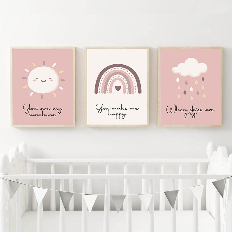 あなたは私の太陽を持っています子供部屋と女の子の寝室の壁の装 - Baby Nursery You Are My Sunshine のレビューと価格