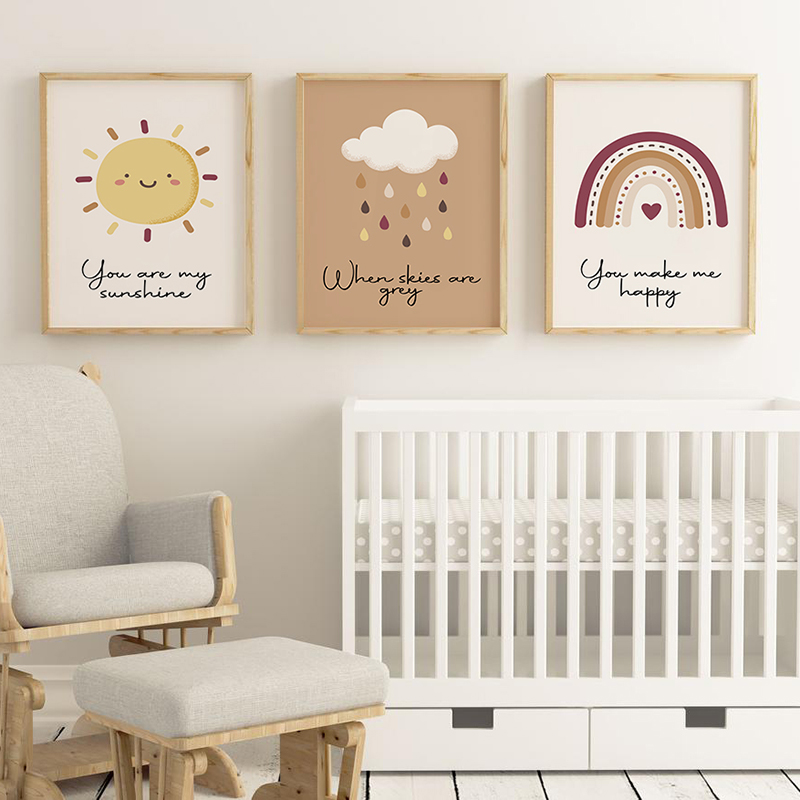 あなたは私の太陽を持っています子供部屋と女の子の寝室の壁の装 - Baby Nursery You Are My Sunshine のレビューと価格