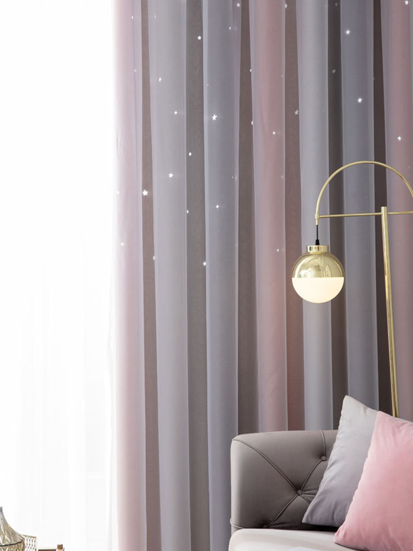 遮光子供用カーテン 寝室用 断熱シルバー トゥインクルスター - Blackout Curtain Nursery のレビューと価格