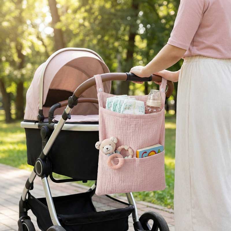 純綿ベビーカーハンギングバッグマルチポケット保育園ベッドサイ - Baby Nursery Unisex のレビューと価格