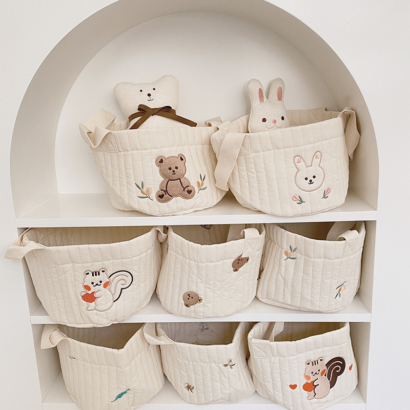 ベビーおむつ収納袋おもちゃブロックオーガナイザーバッグ寝具マ - Baby Nursery Embroidery のレビューと価格