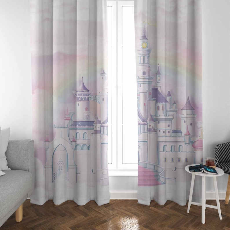 プリンセス城保育園カーテン子供の寝室のカーテン遮光保育園の装 - Baby Nursery Curtains のレビューと価格