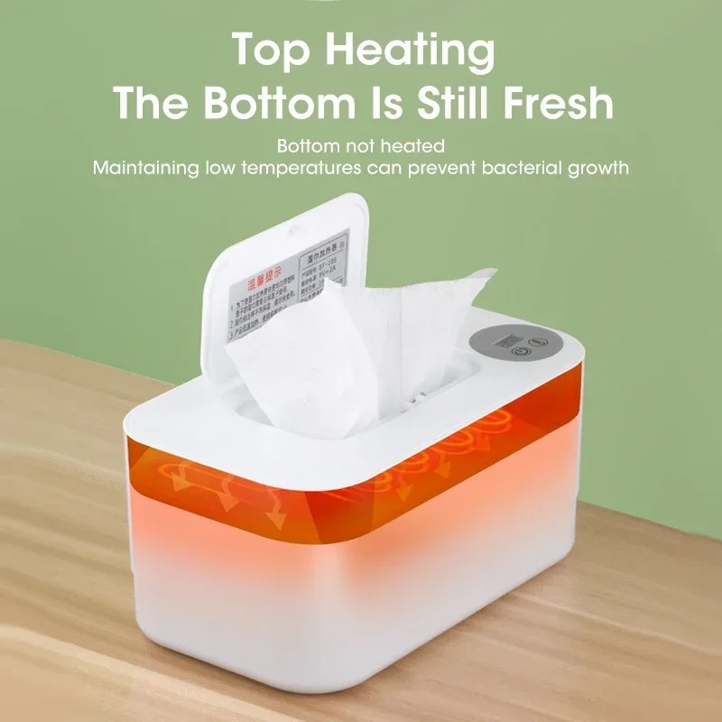 ベビーワイプウォーマー USB充電式 ポータブル LEDディ - Baby Nursery Heater のレビューと価格