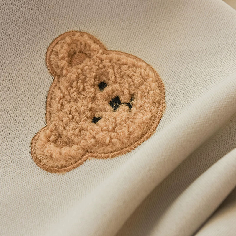 男の子と女の子のための刺繍された豪華なクマのカーテン,高品質 - Baby Nursery Curtains のレビューと価格