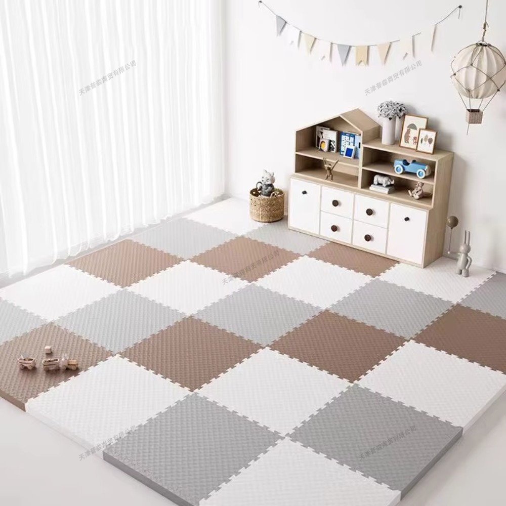 8枚セット 厚さ2.5cm ベビー プレイマット 60x60 - Baby Nursery Unisex のレビューと価格