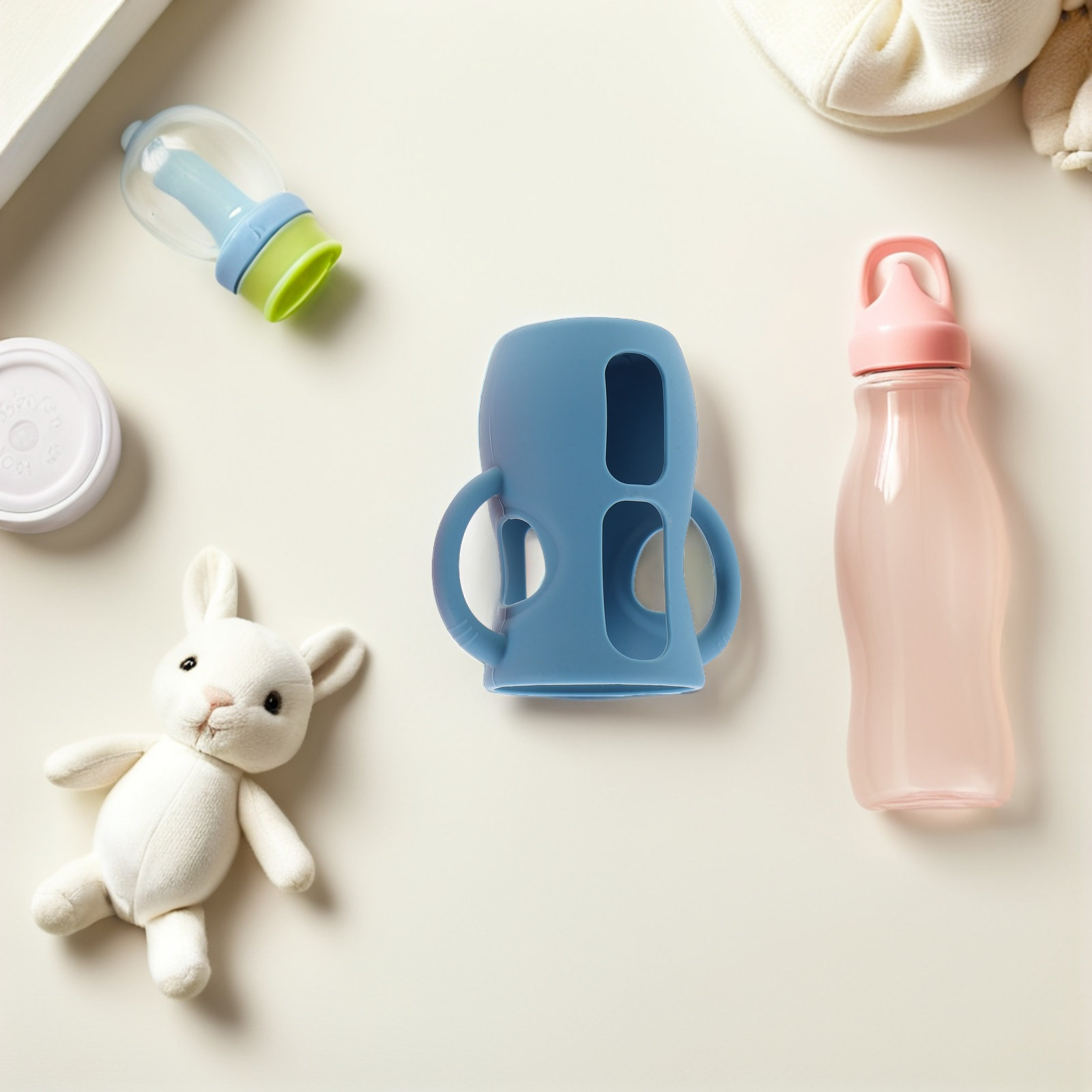3個入りベビーボトルスリーブ シリコン製授乳カバー 断熱・破 - Baby Nursery Nurse のレビューと価格